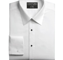 Youth Microfiber Classic Fit Dress Shirt - White