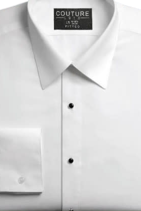 Youth Microfiber Classic Fit Dress Shirt - White
