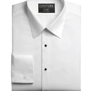 Youth Microfiber Classic Fit Dress Shirt - White