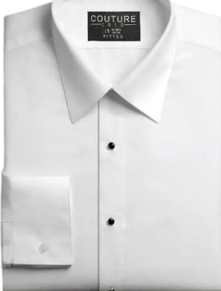 Youth Microfiber Classic Fit Dress Shirt - White