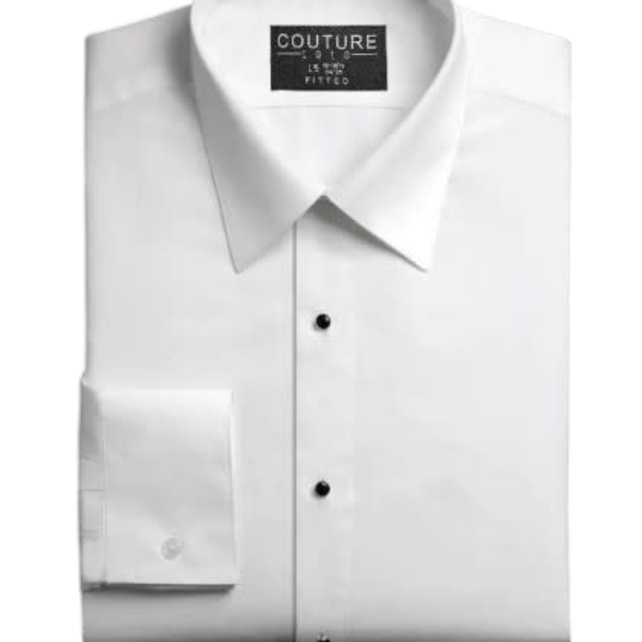 Youth Microfiber Classic Fit Dress Shirt - White Youth Microfiber Classic Fit Dress Shirt - White