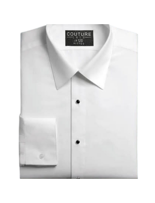 Youth Microfiber Slimfit Dress Shirt - White