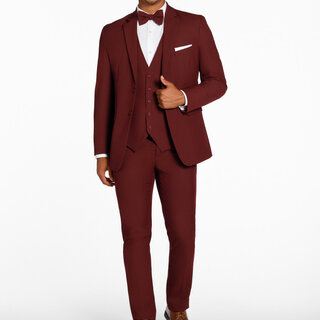 Essential  Pants - Youth- Burgundy