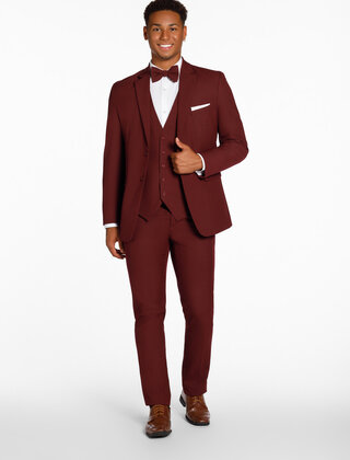 Essential  Pants - Youth- Burgundy