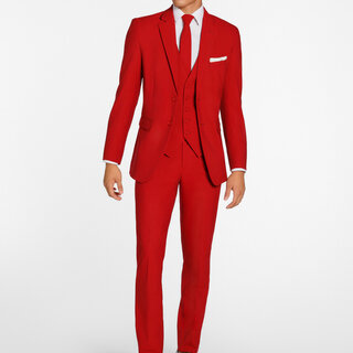 Essential  Pants - Youth- Red