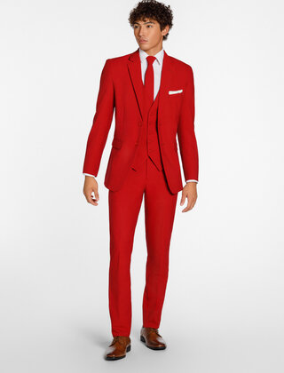 Essential  Pants - Youth- Red