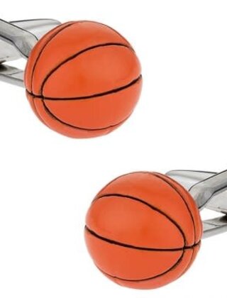 Orange Basketball 3D Cufflinks