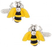 Yellow Jacket Bee Cufflinks
