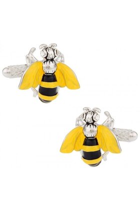 Yellow Jacket Bee Cufflinks