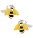 Yellow Jacket Bee Cufflinks