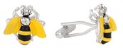 Yellow Jacket Bee Cufflinks