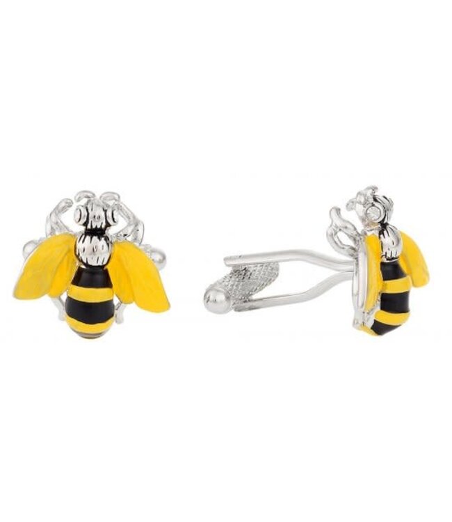 Yellow Jacket Bee Cufflinks