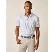 Johnnie O - Featherweight Performance Polo - Tini Print - Lake