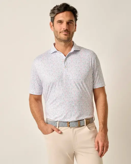 Johnnie O - Featherweight Performance Jersey Polo - Specs - Multi Johnnie O - Featherweight Performance Jersey Polo - Specs - Multi