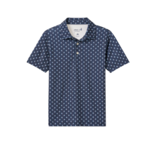 Johnnie O - Performance Jersey Polo - For The Birdies Print - Navy