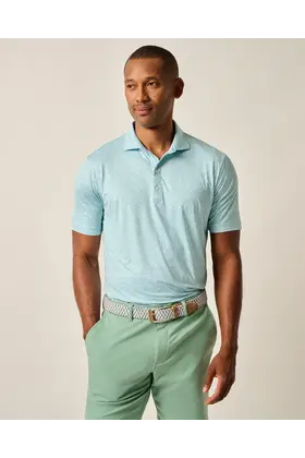 Johnnie O-Featherweight Performance Jersey Polo-Fernando - Grass