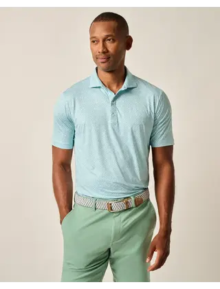 Johnnie O-Featherweight Performance Jersey Polo-Fernando - Grass