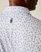 Johnnie O - Featherweight Performance Polo - Tini Print - Lake Johnnie O - Featherweight Performance Polo - Tini Print - Lake