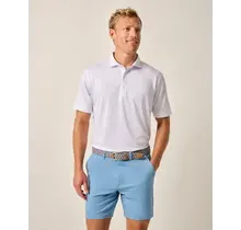 Johnnie - O - Performance Jersey Polo - Tee Time Print - Thunder