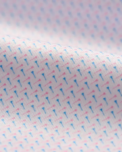 Johnnie - O - Performance Jersey Polo - Tee Time Print - Thunder