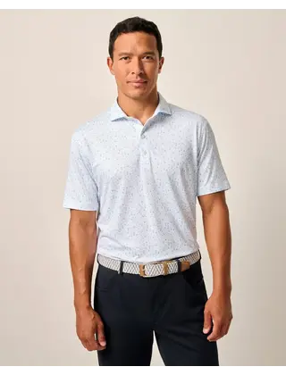 Johnnie - O - Performance Jersey Polo - Juice Print - Maliblu