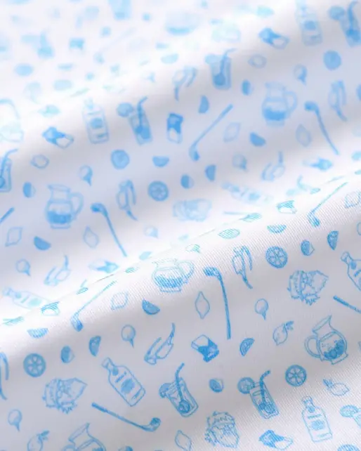 Johnnie - O - Performance Jersey Polo - Juice Print - Maliblu