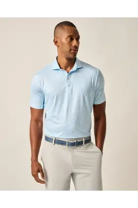 Johnnie O - Featherweight Performance Jersey Polo-About Time-Maliblu