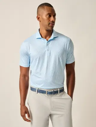 Johnnie O - Featherweight Performance Jersey Polo-About Time-Maliblu