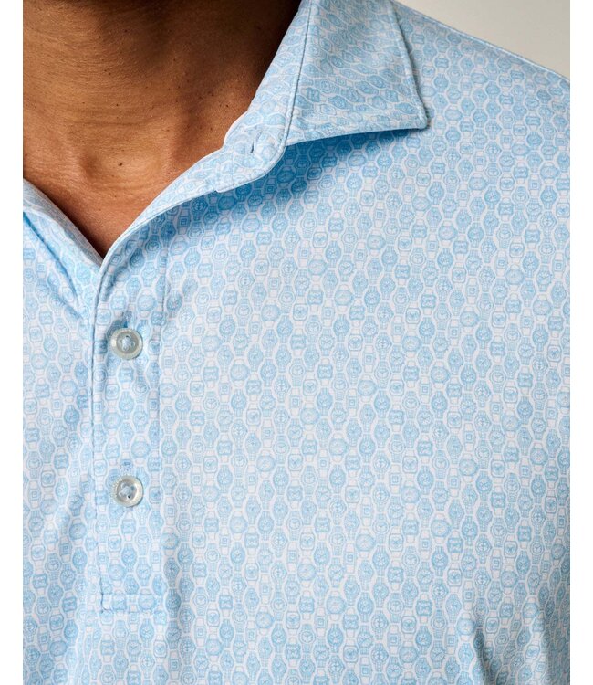 Johnnie-O Johnnie O - Featherweight Performance Jersey Polo-About Time-Maliblu