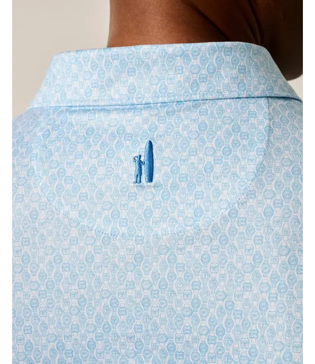 Johnnie-O Johnnie O - Featherweight Performance Jersey Polo-About Time-Maliblu