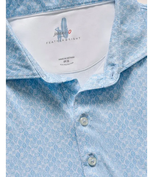 Johnnie-O Johnnie O - Featherweight Performance Jersey Polo-About Time-Maliblu