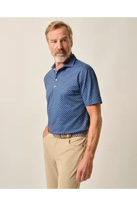 Johnnie - O - Performance Mesh Polo - Daisy - Lake