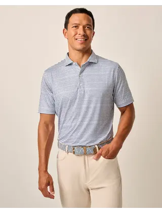 Johnnie O - Featherweight Performance Polo - Warwick - Seal