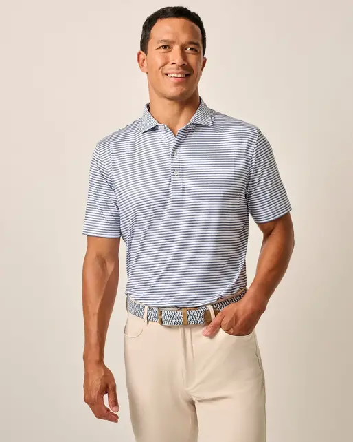 Johnnie O - Featherweight Performance Polo - Warwick - Seal