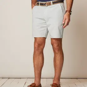 Johnnie O - Nassau Cotton Blend Shorts - Chrome