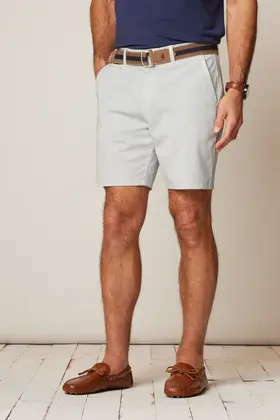 Johnnie O - Nassau Cotton Blend Shorts - Chrome