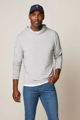 Johnnie-O Remmy Lightweight Performance Hoodie - Seal