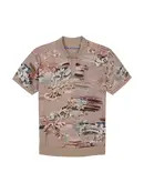 Robert Graham Bowden Short Sleeve Sweater - Beige Robert Graham Bowden Short Sleeve Sweater - Beige