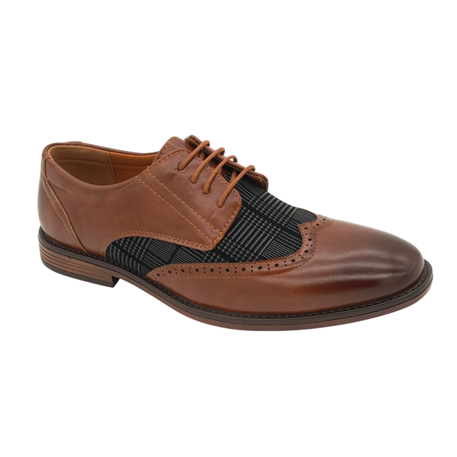 Avellino Wingtip Lace - Cognac