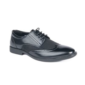 Avellino Wingtip Lace - Black