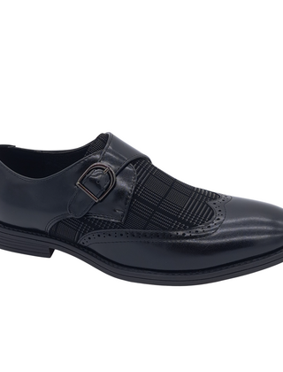 Avellino Monk Strap - Black