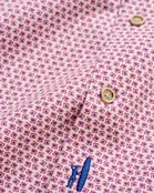 Johnnie O - Short Sleeve Hangin Out Button Up Shirt- Caspian - White Johnnie O - Short Sleeve Hangin Out Button Up Shirt- Caspian - White