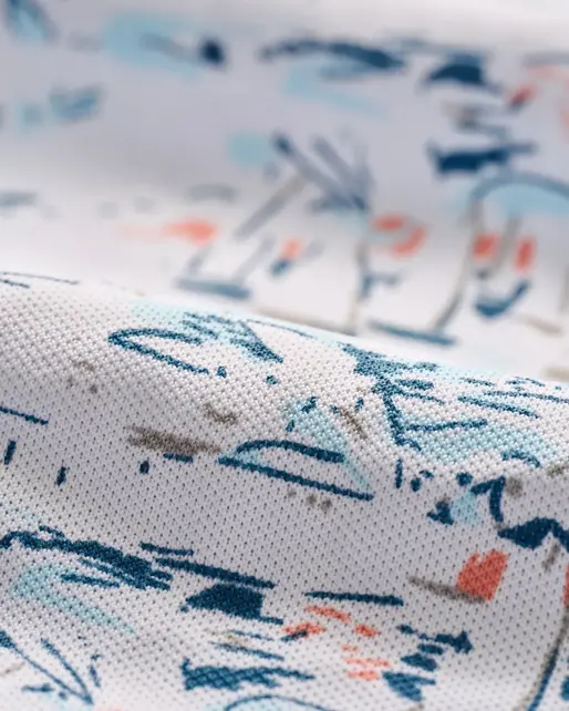 Johnnie O - Short Sleeve Hangin Out Button Up-Making Waves-White