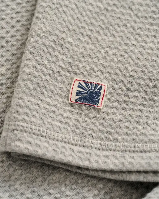 Johnnie O - Textured Hoodie -  Kester - Light Grey