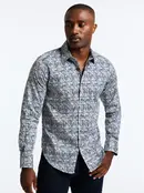 Robert Graham Mission Dress Shirt - Navy