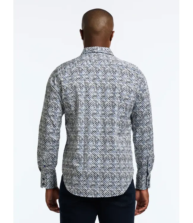 Robert Graham Robert Graham Mission Dress Shirt - Navy