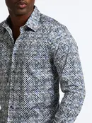 Robert Graham Mission Dress Shirt - Navy