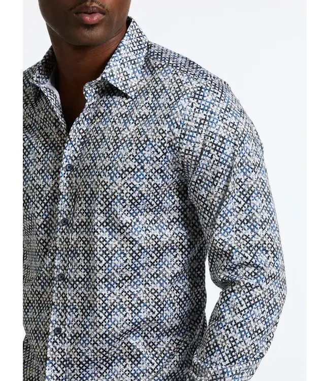 Robert Graham Robert Graham Mission Dress Shirt - Navy