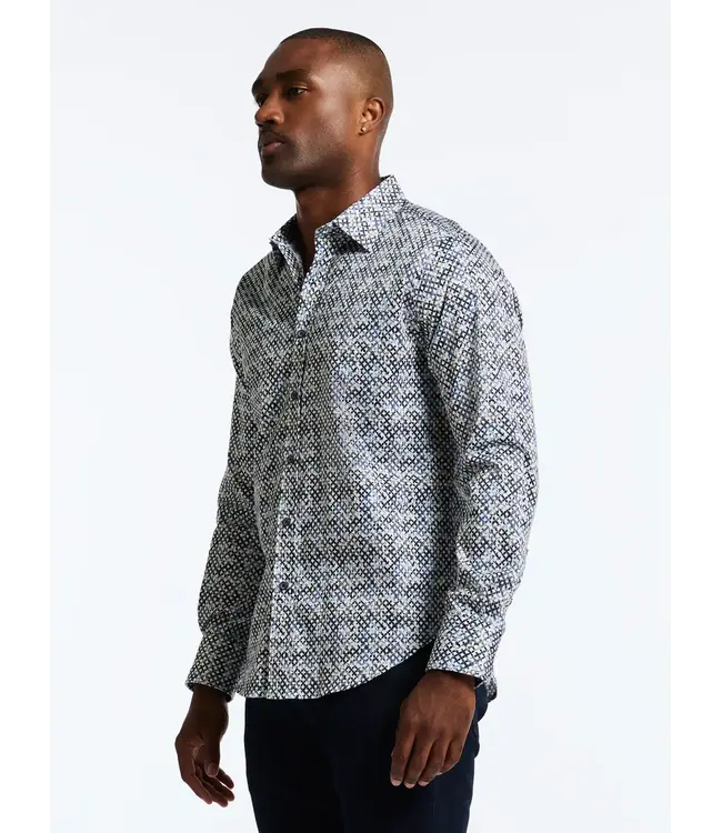 Robert Graham Robert Graham Mission Dress Shirt - Navy