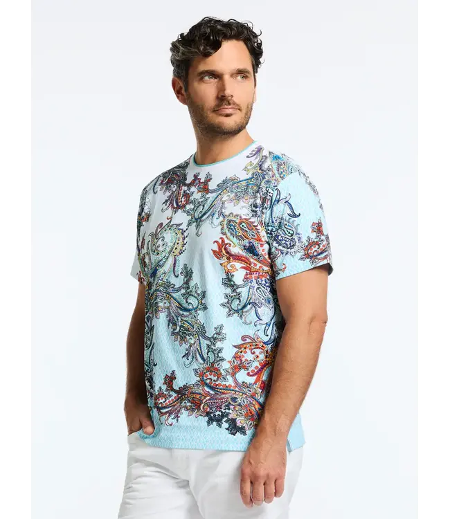 Robert Graham Robert Graham Paisley Portal Short Sleeve T-Shirt - White
